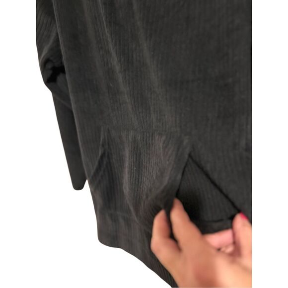 Catherines Size 3XWP Long Sleeve Tunic Top Front Snap Tunnel Pocket - Picture 6 of 13